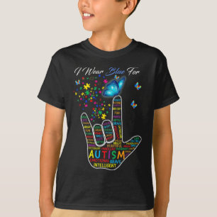 T-shirt Signe d'amour Langue des signes Main Je porte du b