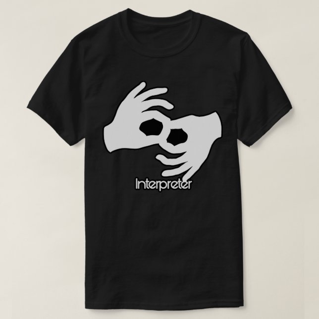 T-shirt Signe d'attribution pour l'interprète 1 (Design devant)