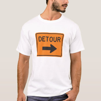 T-shirt Signe de détour
