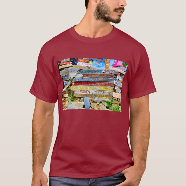 T-shirt Signe de distance (Devant)