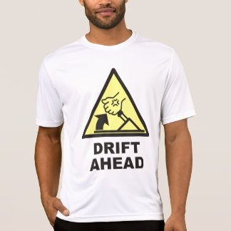 T-shirt Signe de frein à main de dérive en avant -