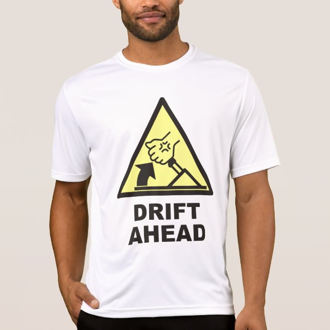 T-shirt Signe de frein à main de dérive en avant - (Devant)