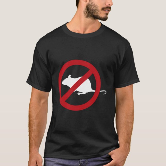 T-shirt Signe de la lutte antiparasitaire Gag Don Aucun Ra (Devant)