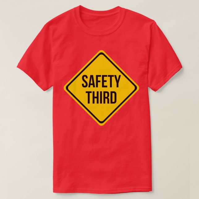 T-SHIRT SIGNE DE LA TROISIÈME ROUTE DE LA SÉCURITÉ (Design devant)