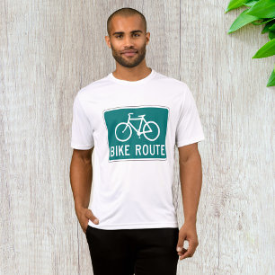 T-SHIRT SIGNE DE LA VOIE PISTE À VÉLO PISTE À VÉLO