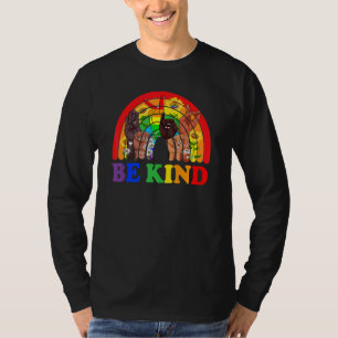T-shirt Signe de langue des mains Soyez Gentil Lgbtq+ Gay