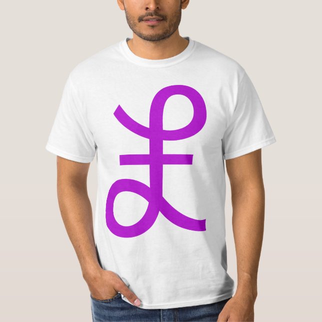 T-shirt Signe de livre - violet (Devant)