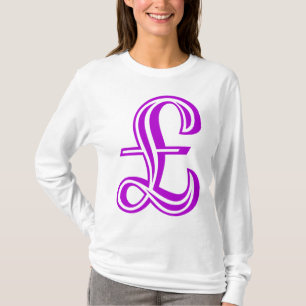 T-shirt Signe de livre - violet