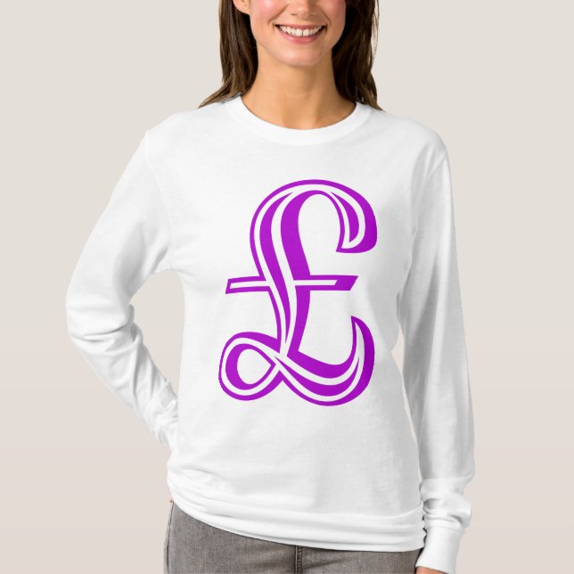 T-shirt Signe de livre - violet (Devant)