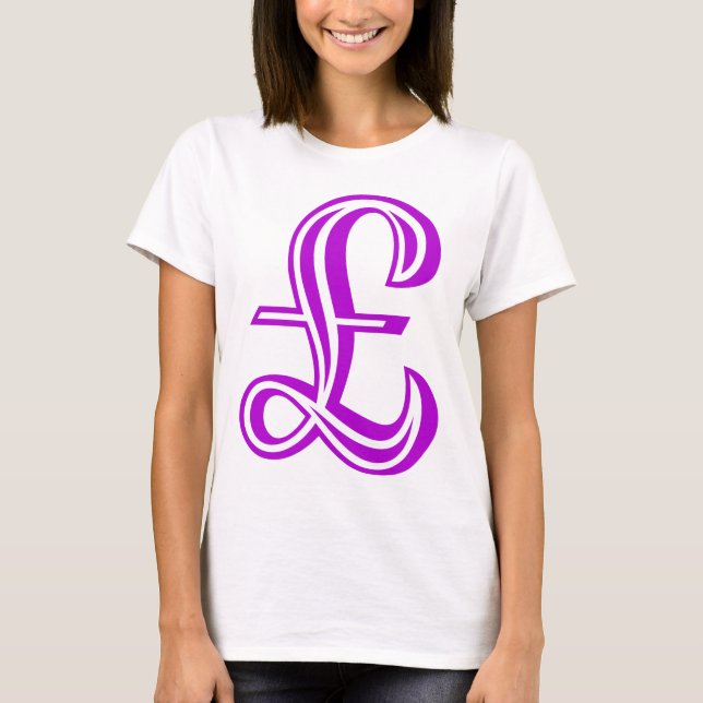 T-shirt Signe de livre - violet (Devant)
