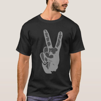 T-shirt signe de main de paix