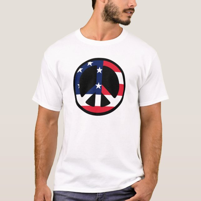 T-shirt signe de paix (Devant)