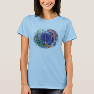 T-shirt signe de paix de Poissons