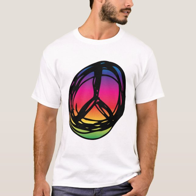 T-shirt Signe de paix de Psychadelic (Devant)