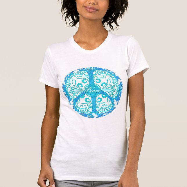 T-shirt Signe de paix génial (Devant)