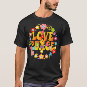 T-shirt SIGNE DE PAIX LOVE 1960 1970 Tie Dye Hippie Super