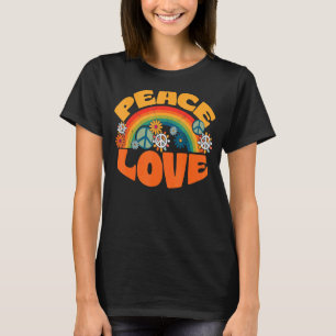 T-shirt SIGNE DE PAIX LOVE 1960 1970 Tie Dye Hippie Super