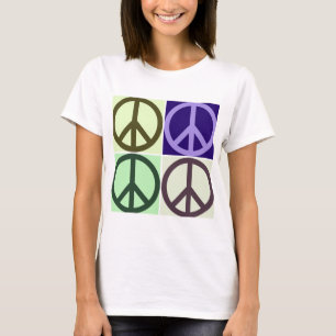 T-shirt Signe de paix Pop Art