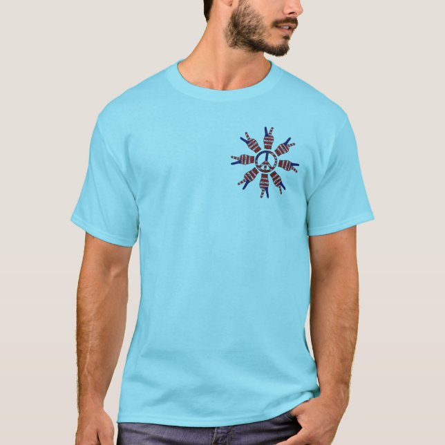 T-Shirt Signe de Paix Soleil (Devant)