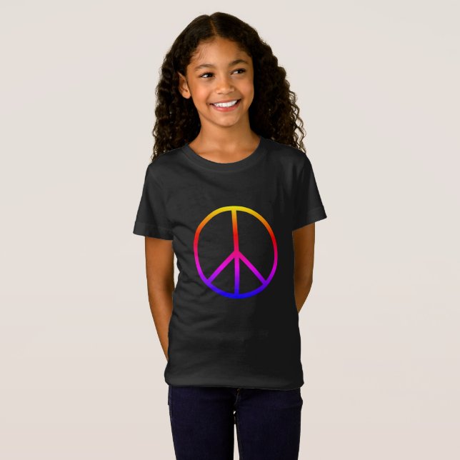 T-Shirt Signe de paix - tee - shirt (Devant entier)