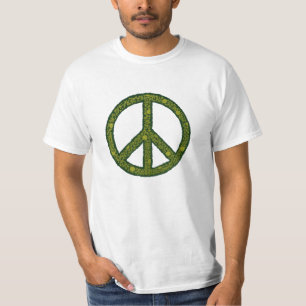 T-shirt Signe de paix vert