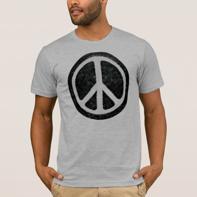 T-shirt Signe de paix vintage original (Devant)