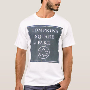 T-shirt Signe de parc carré New York City de Tompkins