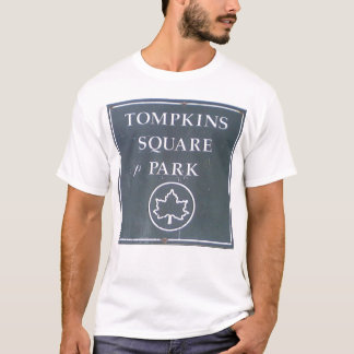T-shirt Signe de parc carré New York City de Tompkins