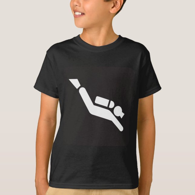 T-shirt Signe de plongée à l'air (Devant)