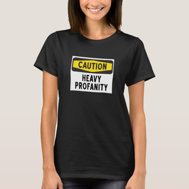 T-shirt Signe de profit lourd de prudence (Devant)