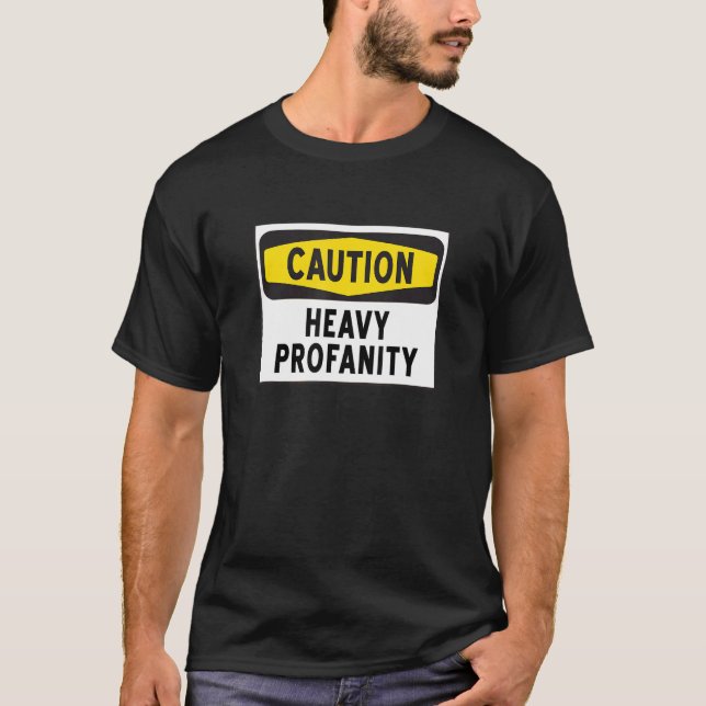 T-shirt Signe de profit lourd de prudence (Devant)
