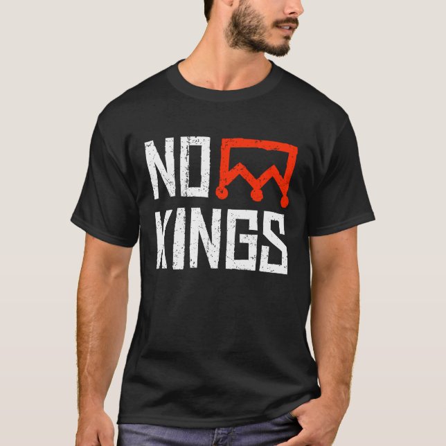 T-shirt Signe de protestation contre les rois (Devant)