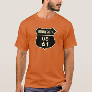 T-shirt Signe de route du Minnesota USA 61