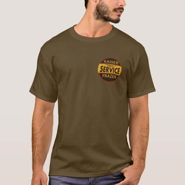 T-shirt Signe de service Vintage Kaiser Frazer (Devant)