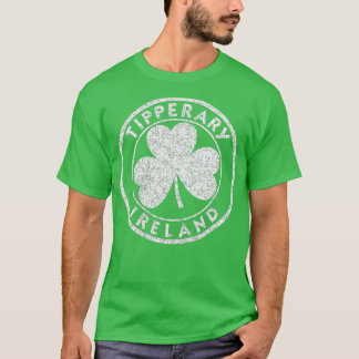 T-shirt SIGNE DE Shamrock Vintage D'Irlande Tipperial Dist