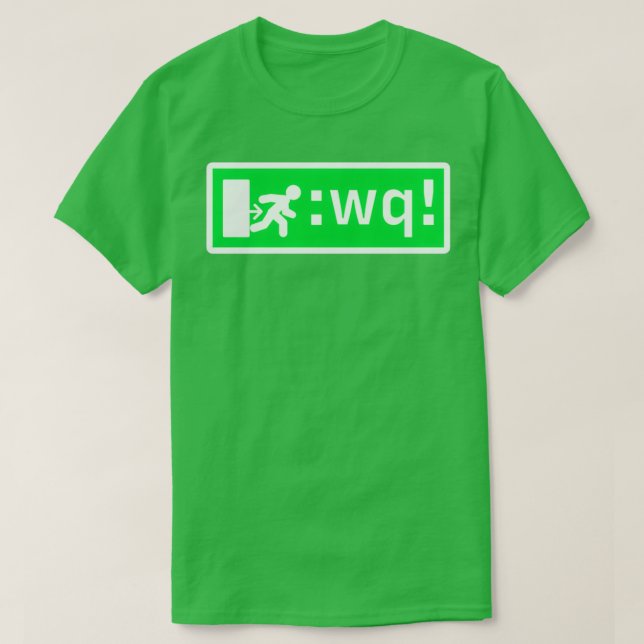 T-shirt Signe de sortie Vim (Design devant)