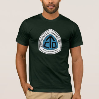 T-shirt Signe de traînée de ligne de partage des eaux,