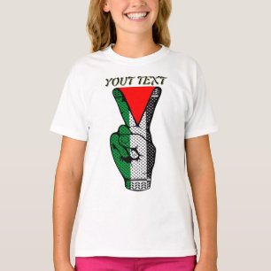 T-shirt Signe de victoire à la main Résistance Symbole du