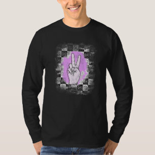 T-shirt Signe de victoire symbole de paix Treehugger Hippi