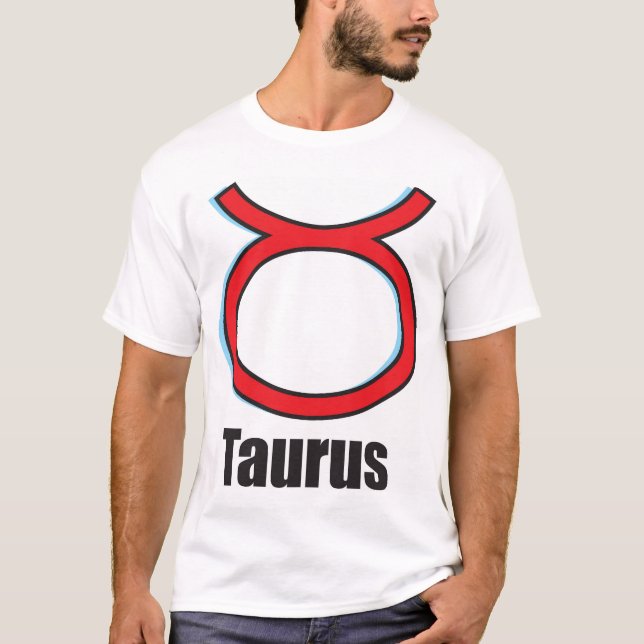 T-shirt Signe de zodiaque de Taureau (Devant)