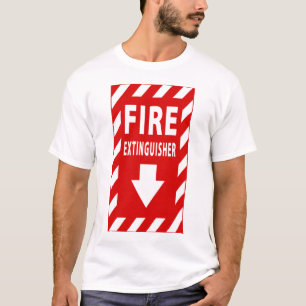 T-shirt signe d'extincteur