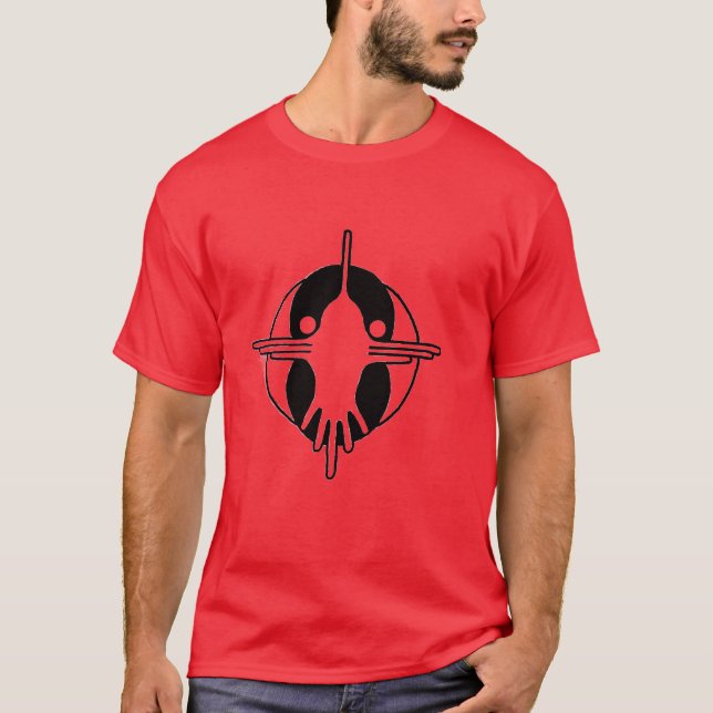 T-shirt signe d'oiseau (Devant)
