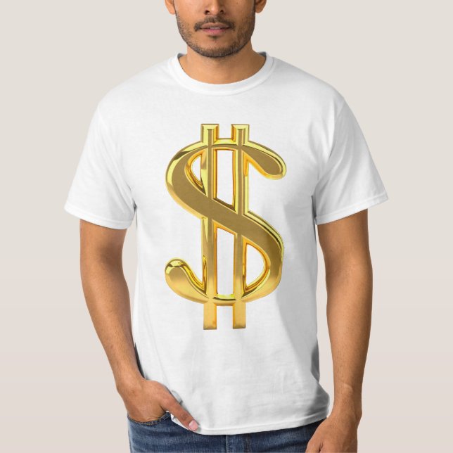 T-shirt SIGNE Dollar D'Or T CHITE (Devant)