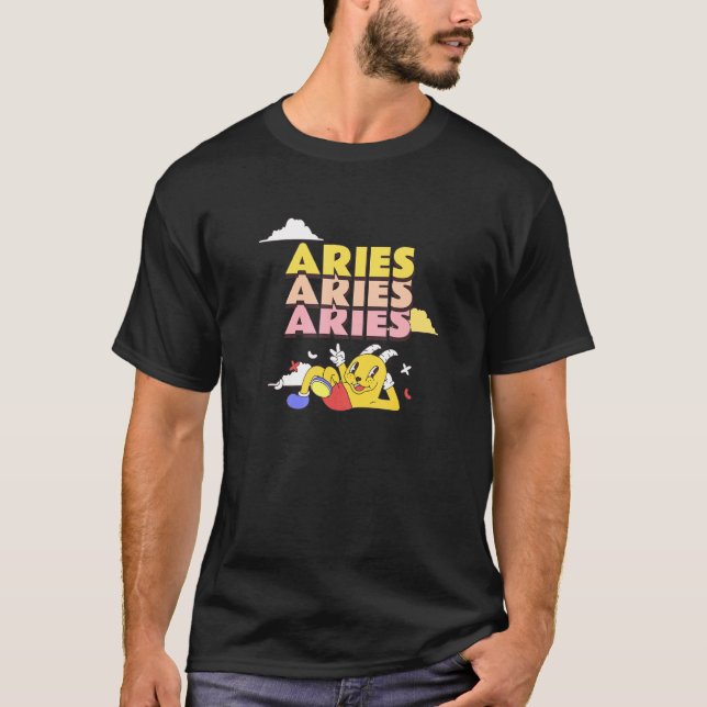 T-shirt Signe du zodiaque Bélier (Devant)