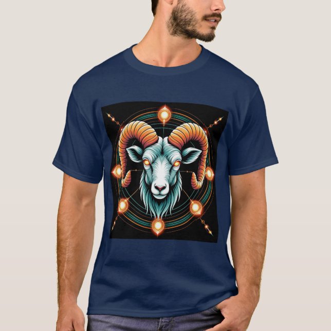 T-shirt Signe du zodiaque Bélier (Devant)