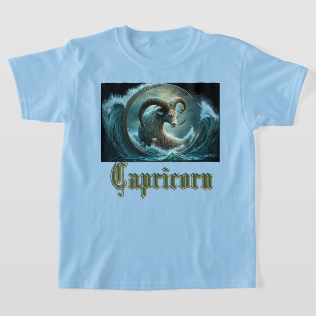 T-shirt Signe du zodiaque Capricorne (Poser)