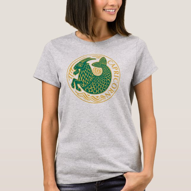 T-shirt Signe du zodiaque Capricorne (Devant)