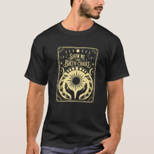 T-shirt Signe du zodiaque de la carte de naissance Astrolo