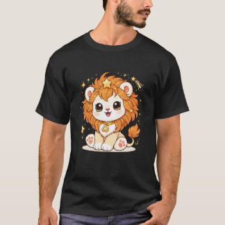 T-shirt Signe du zodiaque Lion Astrologie Horoscope Lion