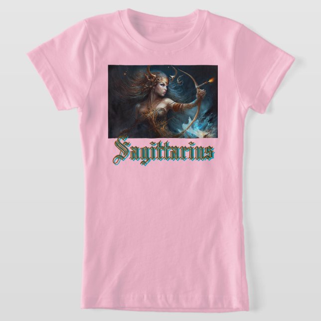 T-Shirt Signe du zodiaque Sagittaire (Poser)